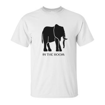 Elephant In The Room Funny Unisex T-Shirt | Favorety CA