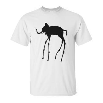 Elephant Surrealist Artwork Surrealism Period Unisex T-Shirt | Favorety UK