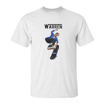 Elizabeth 2020 Warren Vans Logo Parody Unisex T-Shirt | Favorety