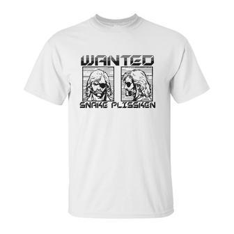 Escape From New York Snake Plissken Wanted Poster John Carpenter Movie Unisex T-Shirt | Favorety