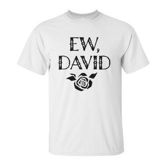 Ew David Alexis Moira Rose Merchandise Black Raglan Basebal Unisex T-Shirt | Favorety UK