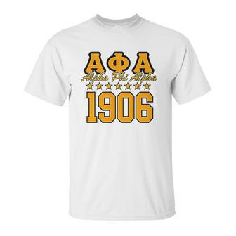 Fashion Greek Alpha Phi Alpha 7 Stars 1906 Ringer Unisex T-Shirt | Favorety