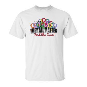 Fight Like A Girl They All Matter Find The Cure Unisex T-Shirt | Favorety CA