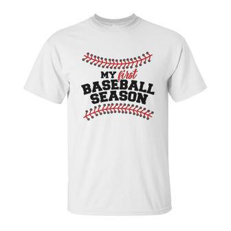 My First Baseball Season Baby One Piece Unisex T-Shirt | Favorety UK