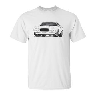 Ford Torino 1972 White Car Unisex T-Shirt | Favorety DE