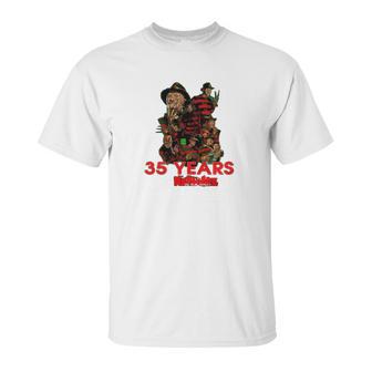 Freddy Krueger 35 Years Of Nightmare On Elm Street 1984-2019 Shirt Unisex T-Shirt | Favorety UK