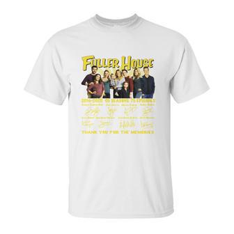 Fuller House 2016 2020 5 Seasons 75 Episodes Signatures Unisex T-Shirt | Favorety DE