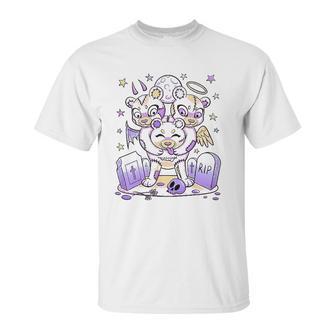 Funny Gift Tee Cute Kawaii Pastel Goth Clothes Creepy Bear Unisex T-Shirt | Favorety UK