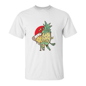 Funny Pineapple Pizza Forbidden Love Hawaiian Unisex T-Shirt | Favorety