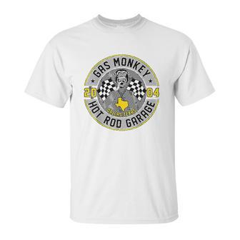 Gas Monkey Garage Racer Style Badge Unisex T-Shirt | Favorety UK