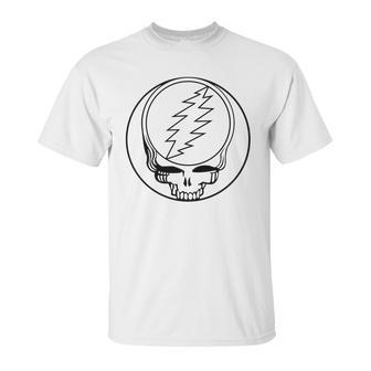 Grateful Dead Retro Line Art Unisex T-Shirt | Favorety