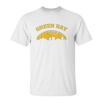 Green Bay Skyline Green Bay Football Unisex T-Shirt | Favorety