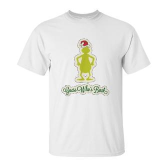 Grinch Guess Who Back Unisex T-Shirt | Favorety