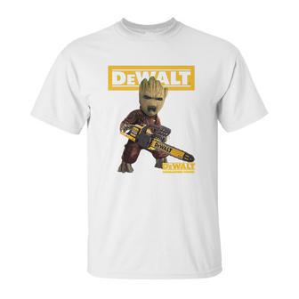 Groot With Logo Dewalt Shirt Unisex T-Shirt | Favorety