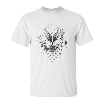 Grunt Style Black Eagle Unisex T-Shirt | Favorety