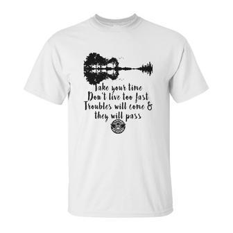 Guitar Lynyrd Skynyrd Take Your Time Don’T Live To Fast Unisex T-Shirt | Favorety DE