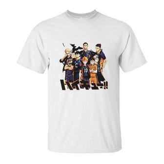 Haikyuu Team Design Unisex T-Shirt | Favorety