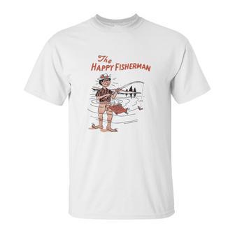 The Happy Fisherman Unisex T-Shirt | Favorety