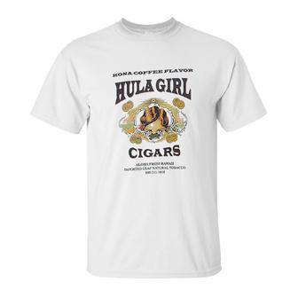 Hula Girl Cigar Unisex T-Shirt | Favorety