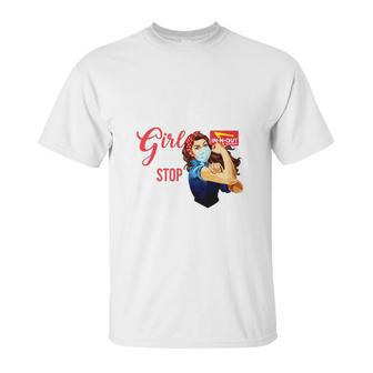 I Am An In-N-Out Burger Girl Nothing Can Stop Me Coronavirus Shirth Unisex T-Shirt | Favorety DE