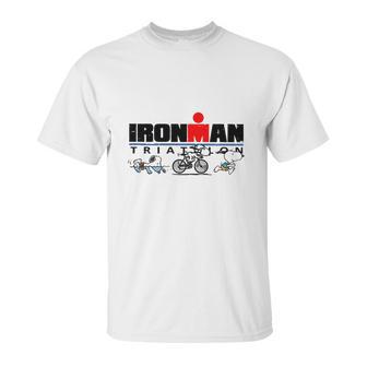 Ironman Triathlon Snoopy Unisex T-Shirt | Favorety UK