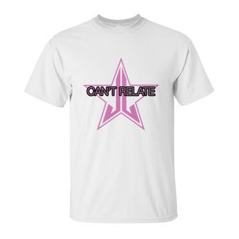 Jeffree Star Logo Cant Relate Unisex T-Shirt | Favorety UK