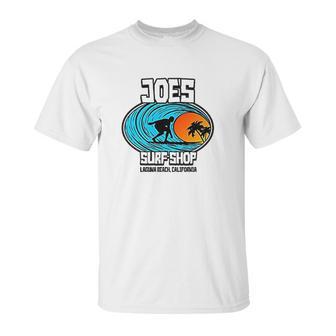 Joes Surf Shop Graphic Art Unisex T-Shirt | Favorety CA