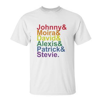 Johnny Moira David Alexis Patrick Stevie Pride Schitts Creek Classic Unisex T-Shirt | Favorety AU