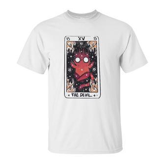 Kawaii Pastel Goth Art The Devil Tarot Cute Demon Cat Creepy Unisex T-Shirt | Favorety DE