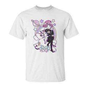 Kawaii Pastel Goth Unicorn Cute Gothic Girl Wicca For Kids Unisex T-Shirt | Favorety DE