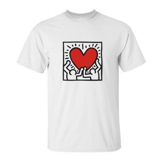 Keith Haring Heart Unisex T-Shirt | Favorety UK