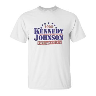 Kennedy Johnson 1960 Presidential Jfk Unisex T-Shirt | Favorety AU