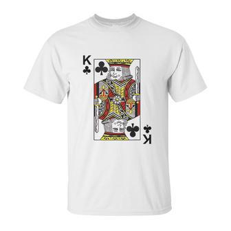 King Of Clubs Blackjack Cards Poker 21 K Unisex T-Shirt | Favorety AU