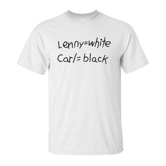 Lenny White Carl Black Unisex T-Shirt | Favorety DE