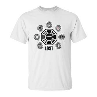 Lost Dharma Station Logos Unisex T-Shirt | Favorety UK