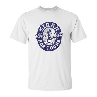 Lost Reef Mens Siren Moonlight Sea Tours Unisex T-Shirt | Favorety