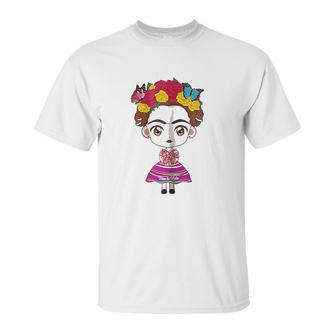 I Love Mexico Viva Mexico Mexican Frida Unisex T-Shirt | Favorety