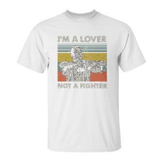 Im A Lover Not A Fighter Blood In Blood Out Cruzito Vintage Unisex T-Shirt | Favorety