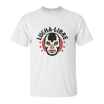 Lucha Libre Retro Mexican Wrestler Unisex T-Shirt | Favorety UK