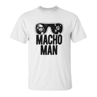 Macho Man Wrestler Ooold School Purple Unisex T-Shirt | Favorety