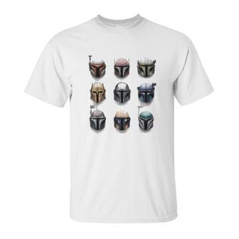 The Mandalorian Battle Worn Helmets Unisex T-Shirt | Favorety DE