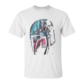 Mandalorian Helmet Reflection Unisex T-Shirt | Favorety AU