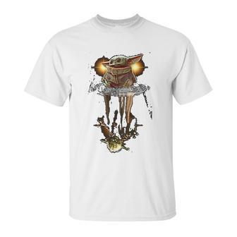 The Mandalorian Water Reflection Old Joda Unisex T-Shirt | Favorety AU