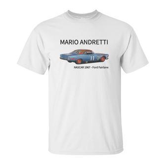 Mario Andretti-1967 Ford Fairlane Unisex T-Shirt | Favorety CA