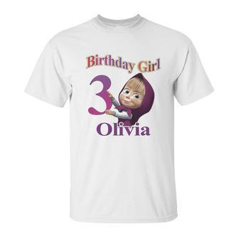 Masha And Bear Birthday Masha And Bear Family Birthday Masha Birthday Masha Party Masha And Bear Party Unisex T-Shirt | Favorety