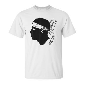 Maure Moors Head Sardinia Corsica Graphic Unisex T-Shirt | Favorety UK