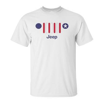 Mens Jeep America 7-Slot Grille Unisex T-Shirt | Favorety AU