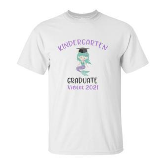 Mermaid Kindergarten Graduation 2021 Graduation Gift For Kindergarten Unisex T-Shirt | Favorety UK