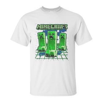 Minecraft Glowing Creepers Unisex T-Shirt | Favorety AU