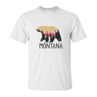 Montana Vintage Grizzly Bear Nature Outdoor Souvenir Gift Unisex T-Shirt | Favorety CA